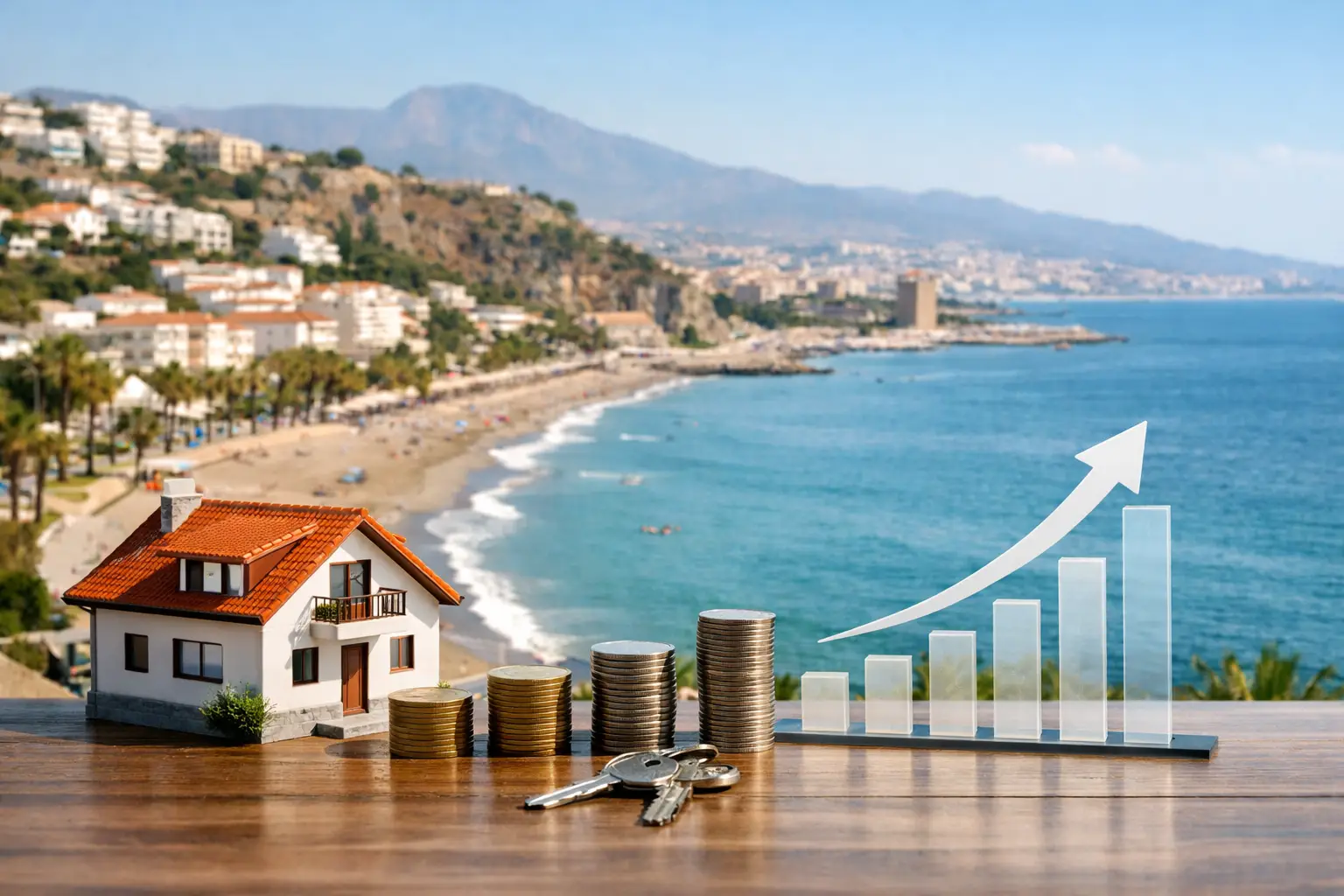 Evolución del precio de vivienda en Costa del Sol